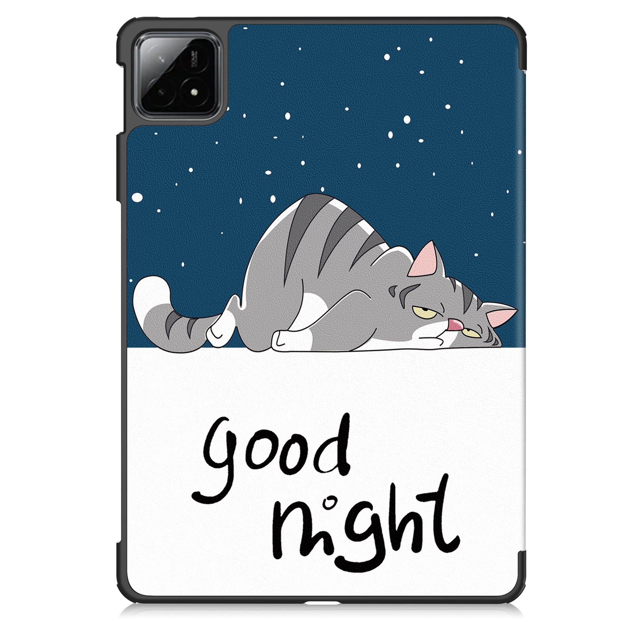 For Xiaomi Pad 6S Pro 12.4 Leather Case Trifold Stand Pattern Printing Tablet Cover For Xiaomi Pad 6S Pro 12.4 Leather Case Trifold Stand Pattern Printing Tablet Cover
